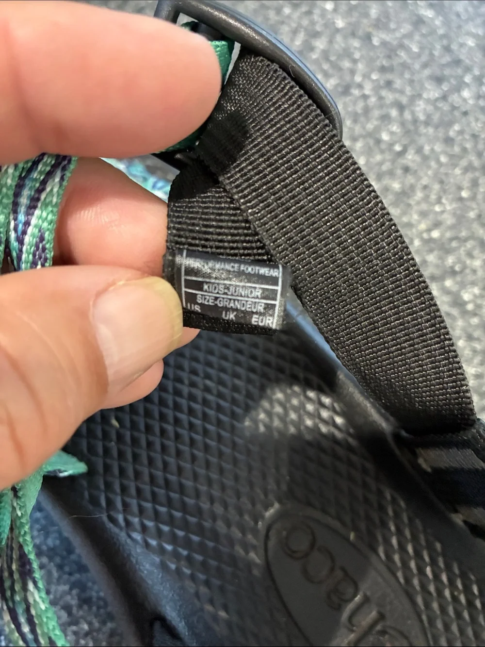 Chaco sandals.  Jr.  sz. 5